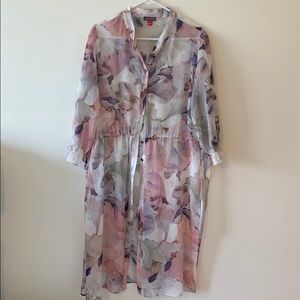 Vince Camuto sheer tunic